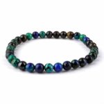 Aquamarin facettiertes Ø 4,5 mm Kugel | Perlen Armband flexibel und dehnbar Edelsteine Heilsteine bei Wunderstein24