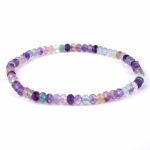 Mondstein facettiertes Ø 4,5 mm Edelstein Armband flexibel und dehnbar Edelsteine Heilsteine bei Wunderstein24