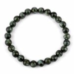 Serafinit Ø 7 mm Kugel | Perlen Armband flexibel und dehnbar in bester Qualität Edelsteine Heilsteine bei Wunderstein24