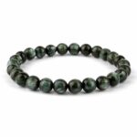 Nephrit | Jade Ø 7 x 8 mm Nugget Edelstein Armband flexibel und dehnbar Edelsteine Heilsteine bei Wunderstein24
