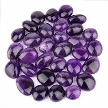 Amethyst Trommelsteine Ø ca. 25 – 35 mm aus Uruguay Edelsteine Heilsteine bei Wunderstein24