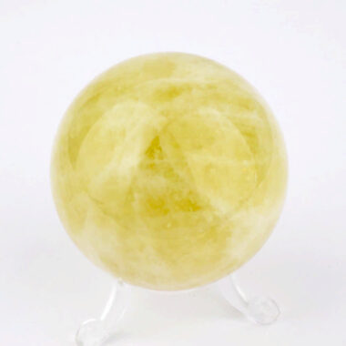 Natur Citrin | Lemontrin Kugel Ø ca. 61 mm in sehr guter Qualität und Farbe Edelsteine Heilsteine bei Wunderstein24
