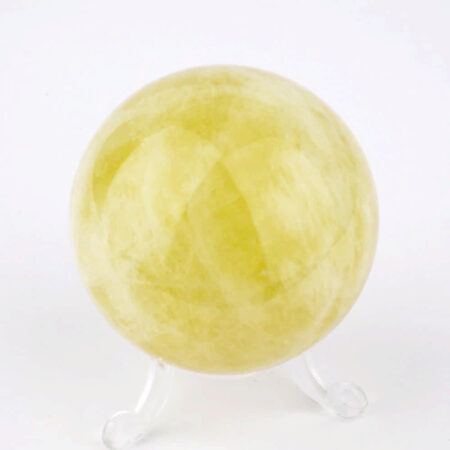Natur Citrin | Lemontrin Kugel Ø ca. 61 mm in sehr guter Qualität und Farbe Edelsteine Heilsteine bei Wunderstein24