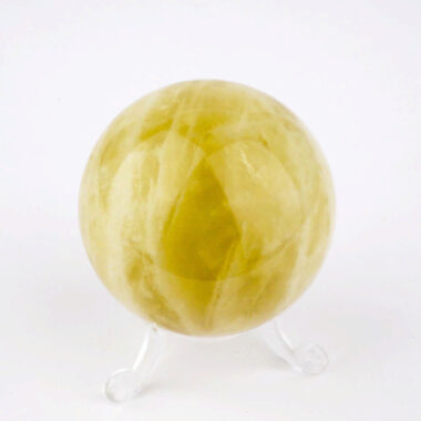 Natur Citrin | Lemontrin Kugel Ø ca. 60 mm in sehr guter Qualität und Farbe Edelsteine Heilsteine bei Wunderstein24