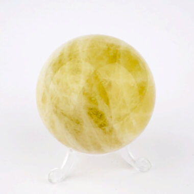 Natur Citrin | Lemontrin Kugel Ø ca. 61 mm in sehr guter Qualität und Farbe Edelsteine Heilsteine bei Wunderstein24
