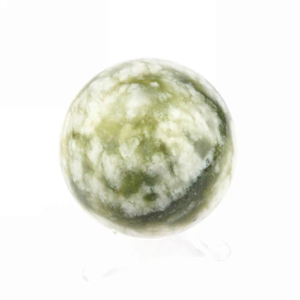 Jade | Serpentin Kugel Ø ca. 60 mm in bester Qualität und Farbe Edelsteine Heilsteine bei Wunderstein24