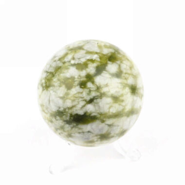Jade | Serpentin Kugel Ø ca. 60 mm in bester Qualität und Farbe Edelsteine Heilsteine bei Wunderstein24