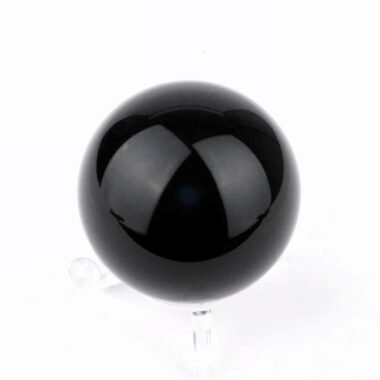 Obsidian Kugel schwarz Ø ca. 55 mm aus Mexiko in bester Qualität und Farbe Edelsteine Heilsteine bei Wunderstein24