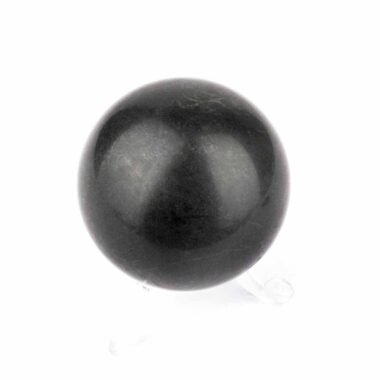 Schungit Kugel aus Karelien Ø 56 mm in sehr guter Qualität Edelsteine Heilsteine bei Wunderstein24